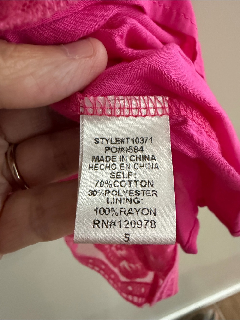 Pink blush babydoll style dress small - Picture 4 of 6